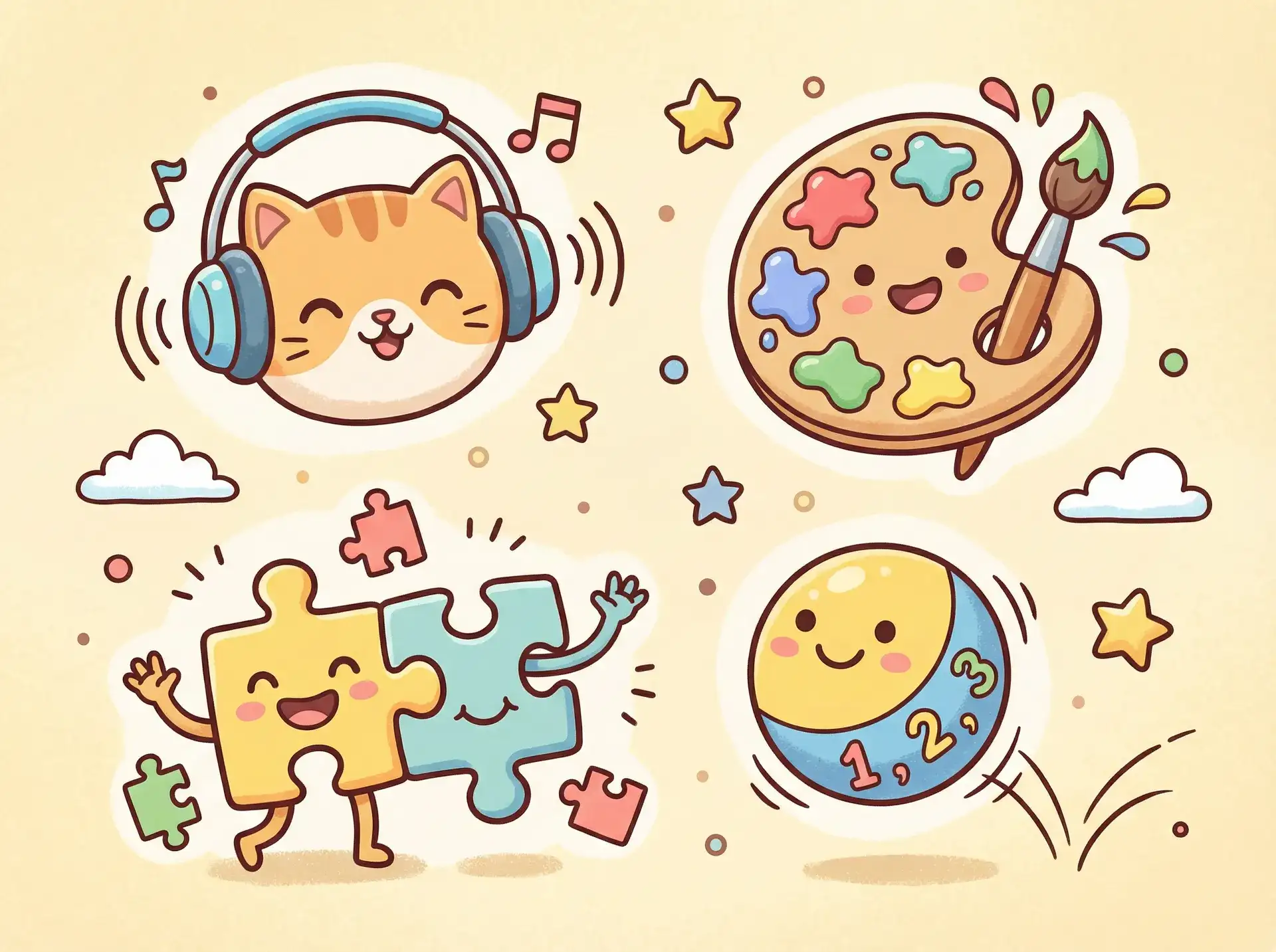 小朋友的手工作品 - 22sese 益智创作